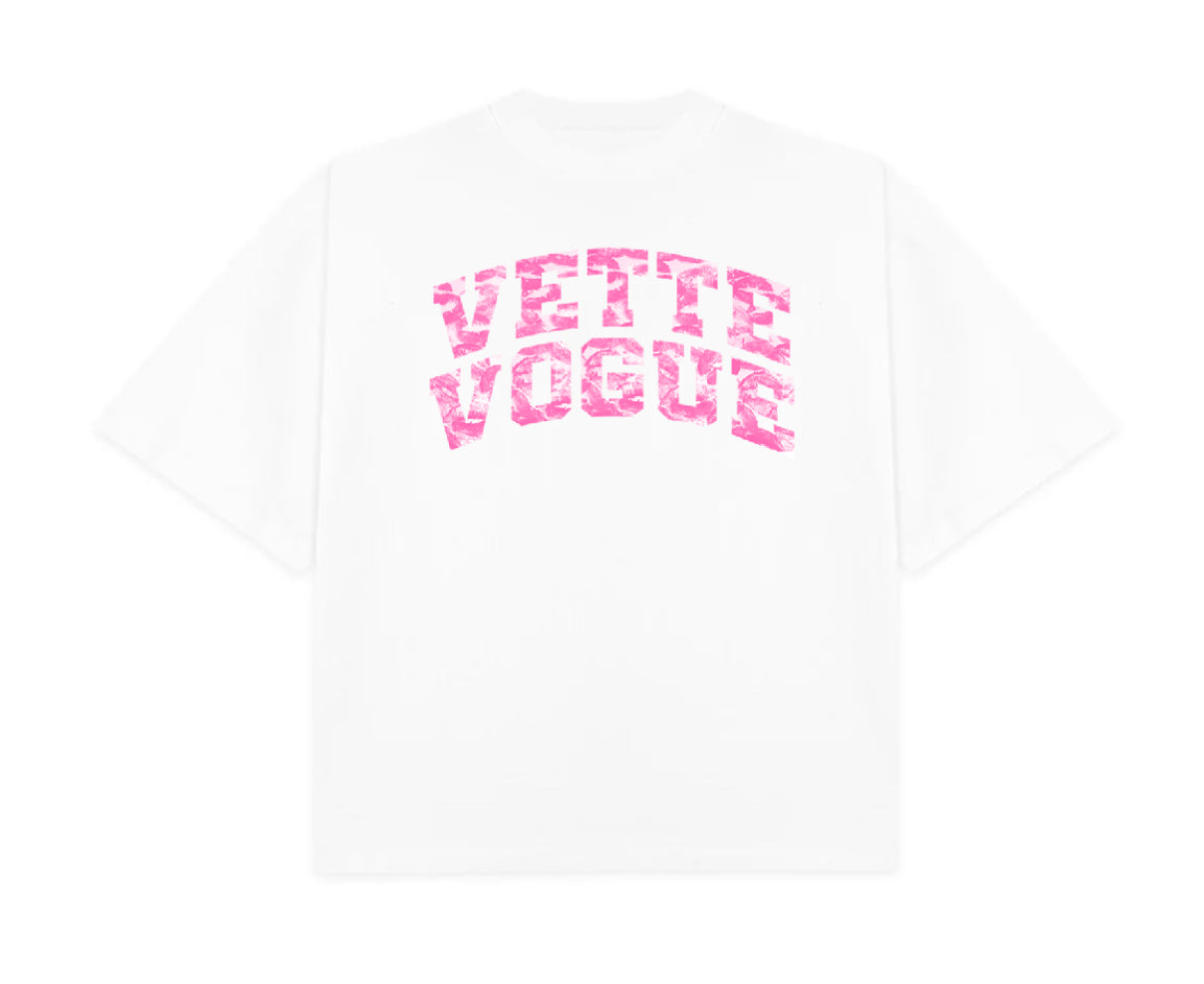 Vette Vogue Kiss Tee White